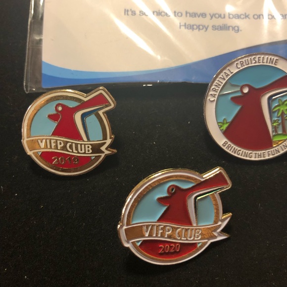 Carnival Cruise Lines VIFP Club pin bundle - Picture 3 of 6